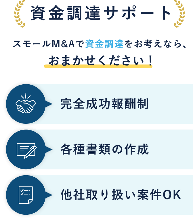 資金調達サポート
