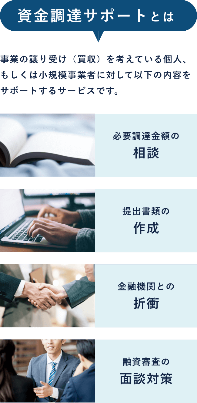 資金調達サポートとは